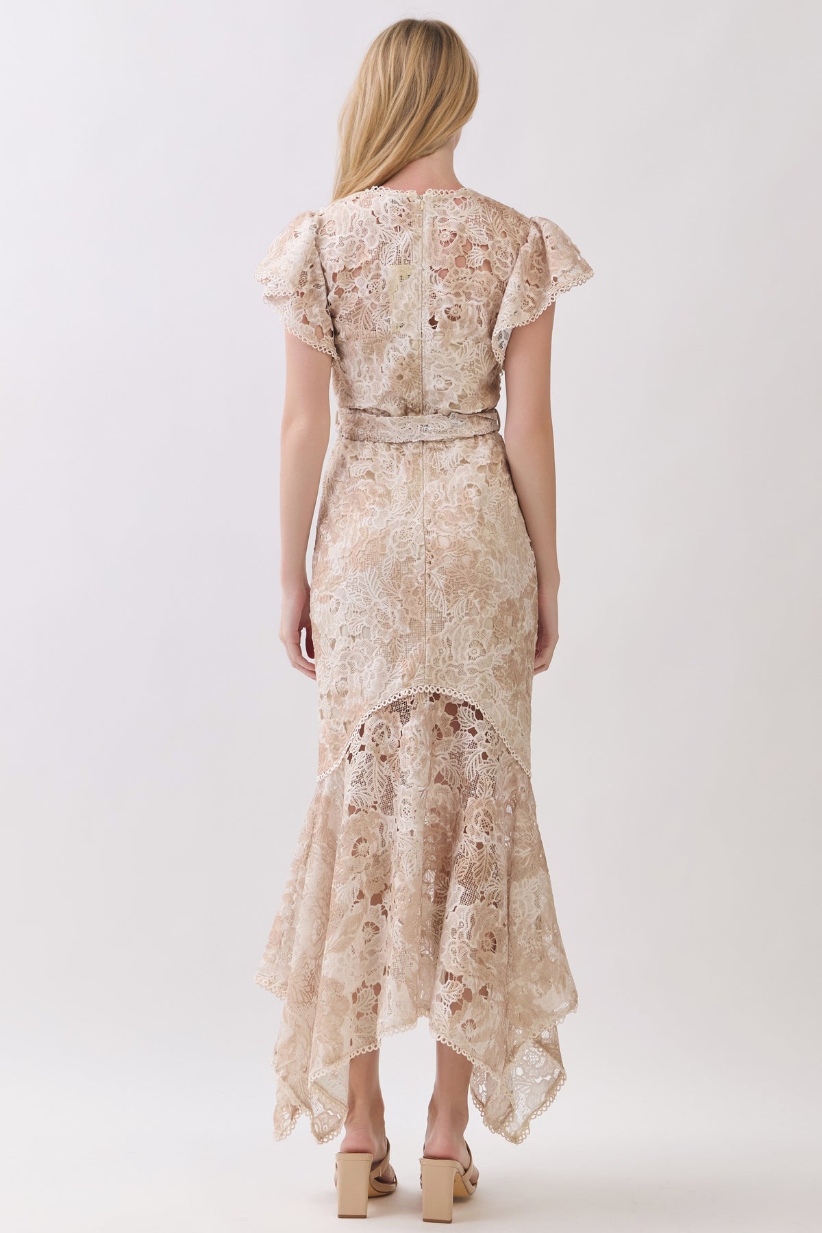 Pennie Lace Mermaid Maxi Dress