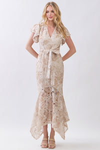 Pennie Lace Mermaid Maxi Dress