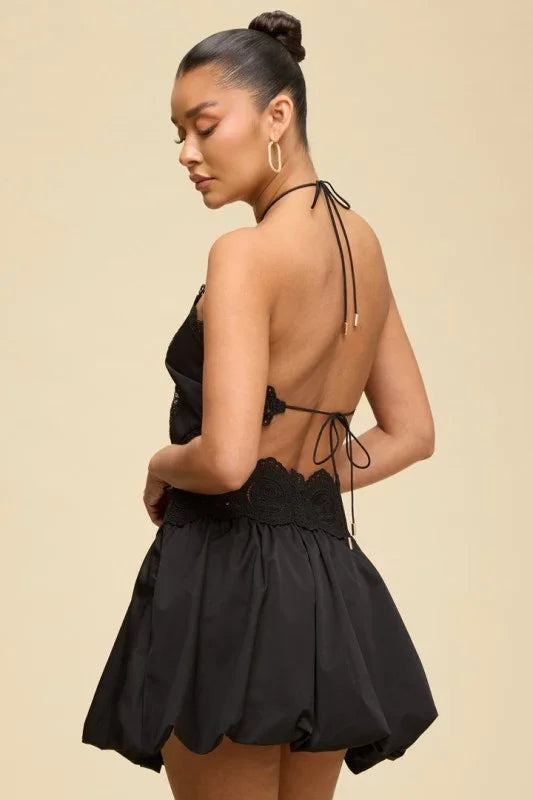 Halter Crochet Skirt Set