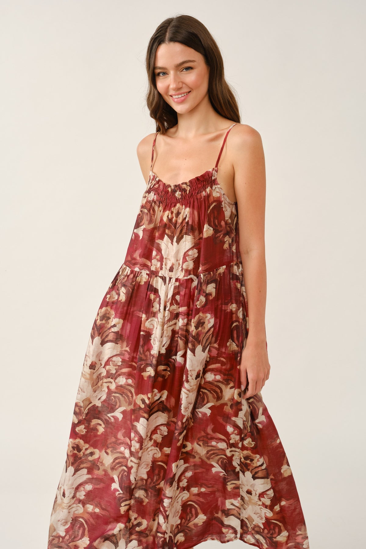 Lola Balloon Maxi Dress
