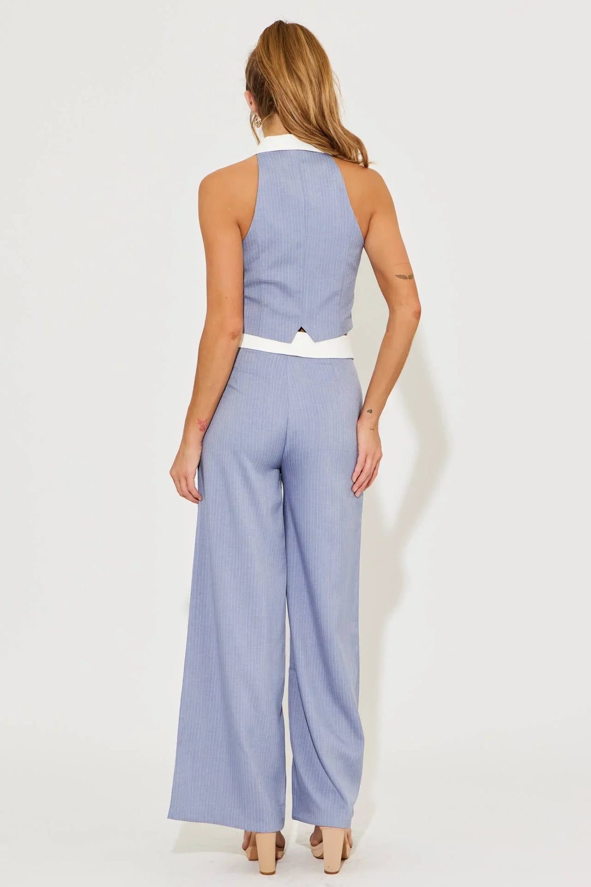 The Signature Stripe Vest and Pants Set