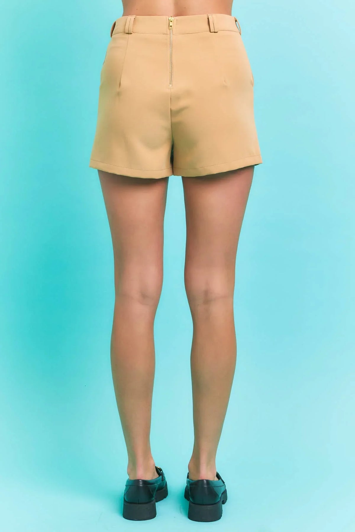 Woven Double Breasted Vest & Shorts Set