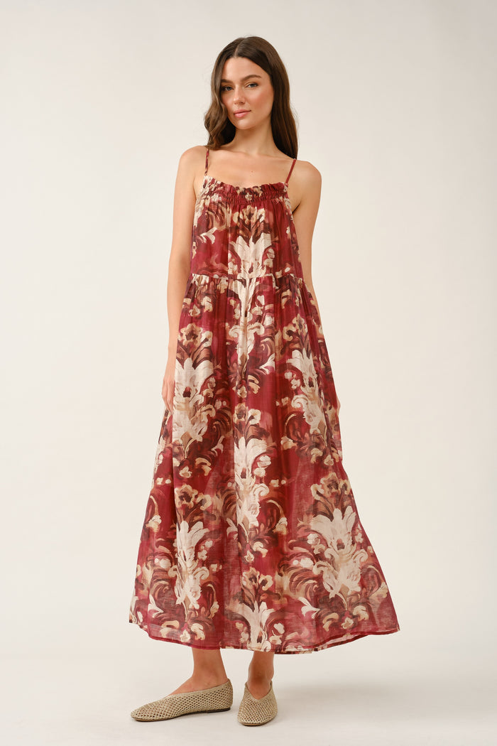 Lola Balloon Maxi Dress