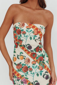 Floral Cascade Maxi Dress