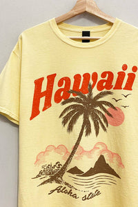 Hawaii Sunset Yellow T-Shirt