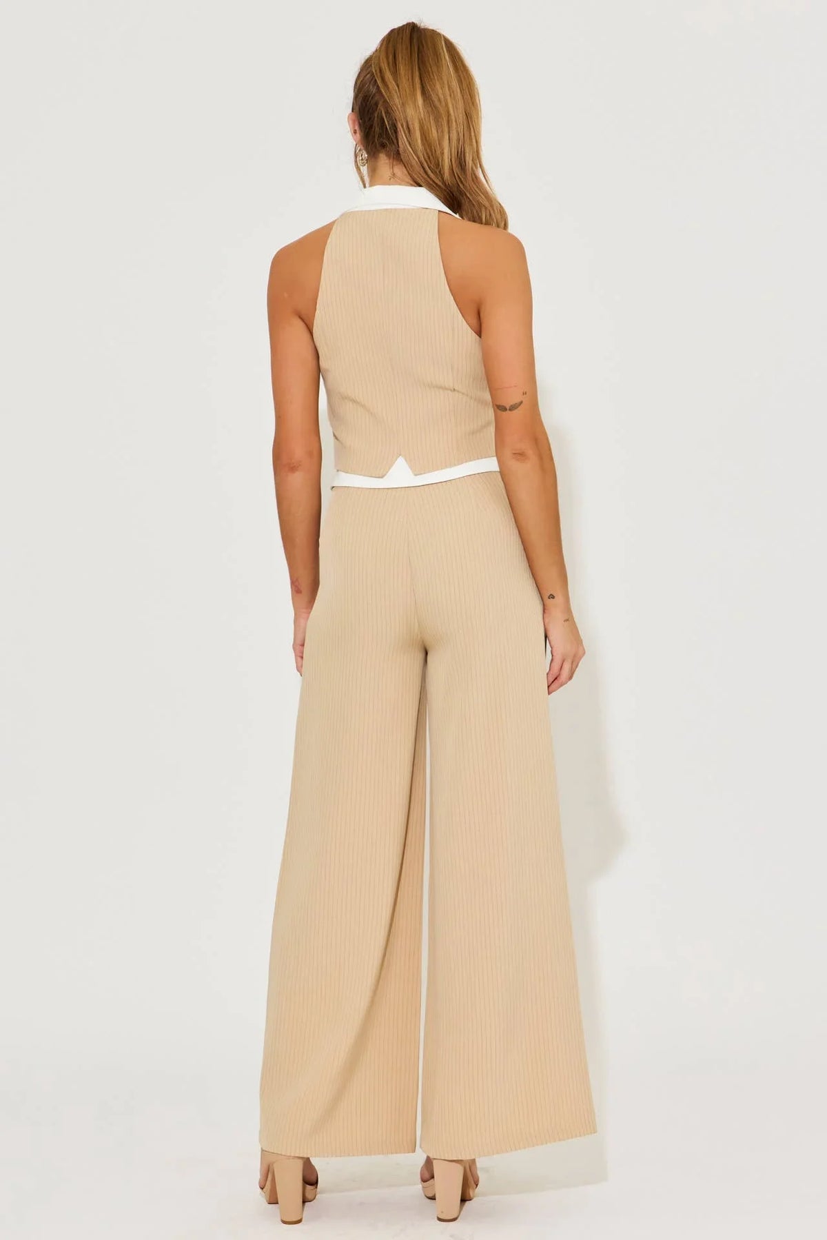 The Signature Stripe Vest and Pants Set