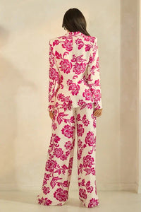 Floral Blazer Pant Suit 2PC Set PRIVILEGE