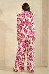 FLORAL BLAZER  PANT SUIT 2PC SET