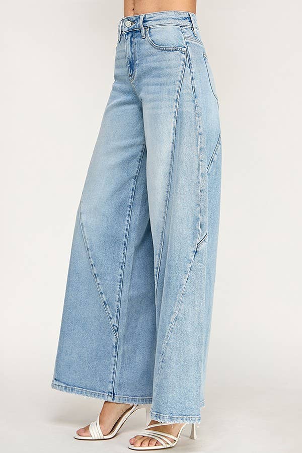 WILLOW HIGH RISE COMFORT WIDE LEG w/ SEAM DETAIL