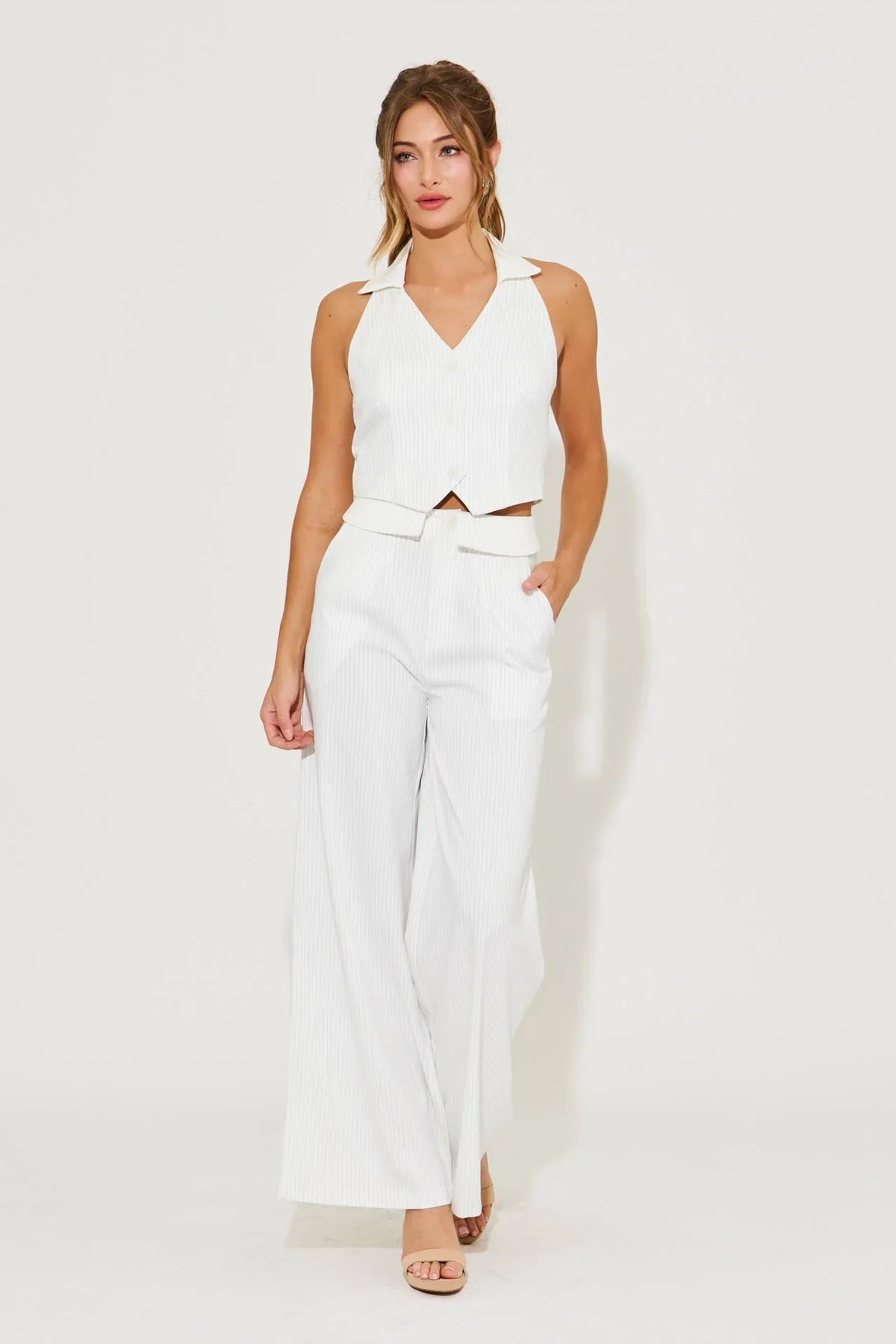The Signature Stripe Vest and Pants Set