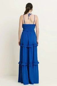 SOLID LAYERED TUBE MAXI DRESS PRIVILEGE