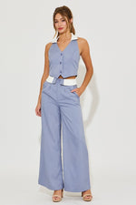 PIN STRIPE VEST AND MATCHING PANT