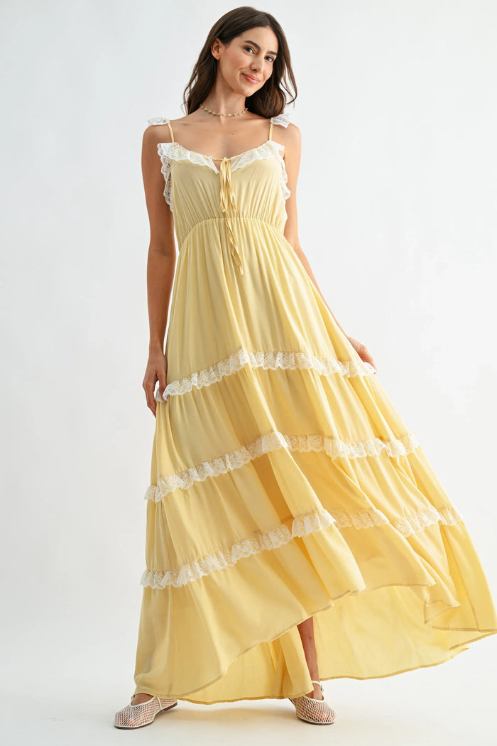 tiered wedding guest dresses White Cotton Maxi Dress Hand Wash Do Not Dry Clean Professional Spot Clean Only Wedding Guest Dresses for Every