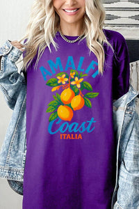 Amalfi Coast Italia Graphic Heavy Cotton Tee