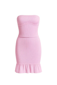 Bandage Tube Top & Skirt Set