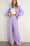 DESIGNER INSPIRED  TWO PIECE CARGO PANT SET