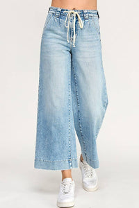 SOFT TOUCH HIGH RISE COMFORT TROUSER WIDE LEG JEAN