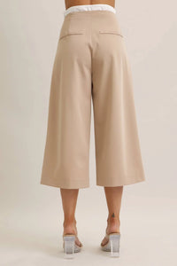 Ocean Woven Vest & Wide-leg Trouser Set