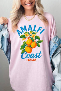 Amalfi Coast Italia Graphic Heavy Cotton Tee