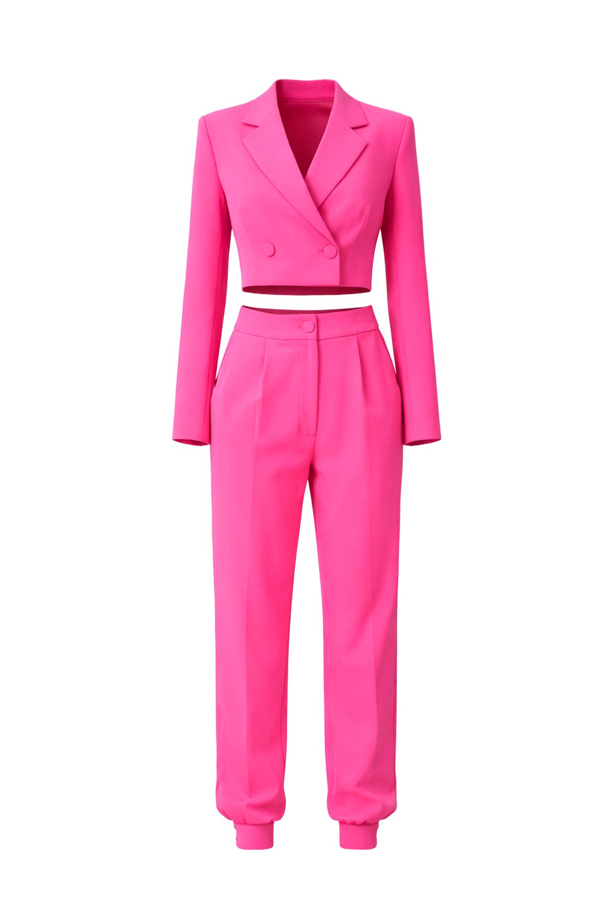 Crop blazer and trouser 2pc set
