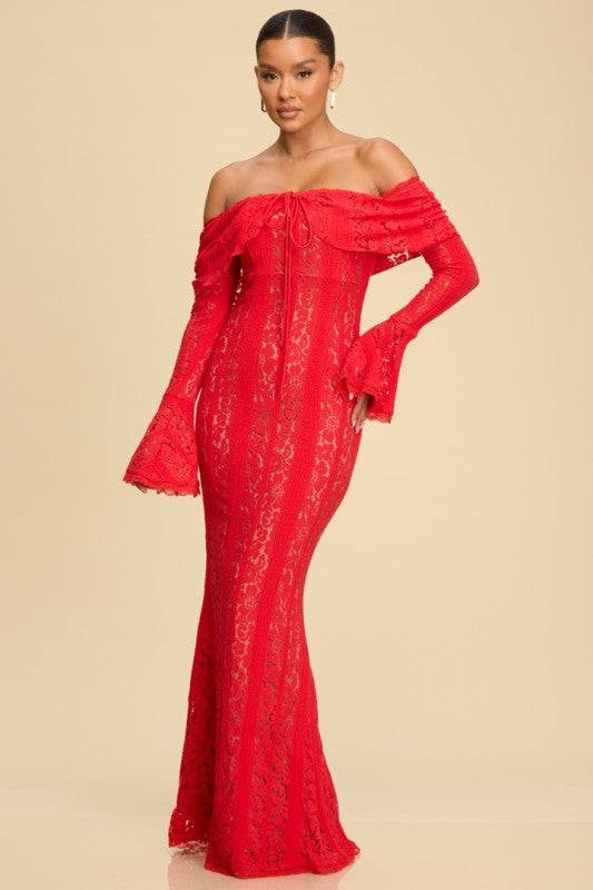 Elegant Lace Dress - Sophisticated Style