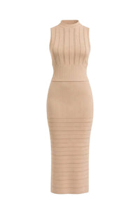 Libby Pointelle Knit Sleeveless Top & Mermaid Midi Skirt Set