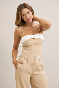 Take Me Places Tube Top & Pants Set PRIVILEGE