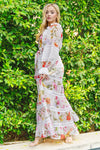 SPRING FLORAL MAXI DRESS