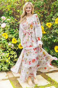 SPRING FLORAL MAXI DRESS PRIVILEGE