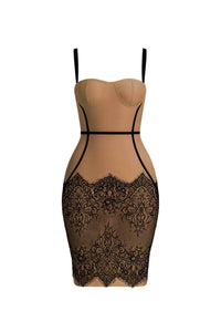 LACE BANDAGE DRESS