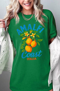 Amalfi Coast Italia Graphic Heavy Cotton Tee