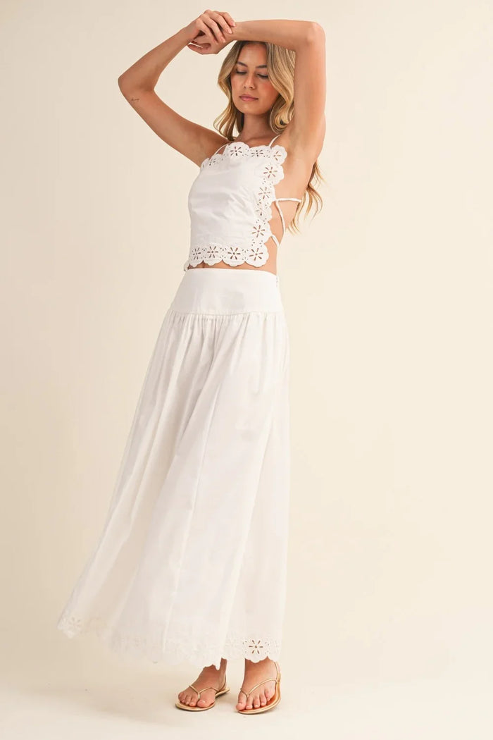 Poplin Scallop Hem Set