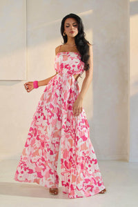 PLEATED JUMPSUIT WITH SIDE CUT-OUT