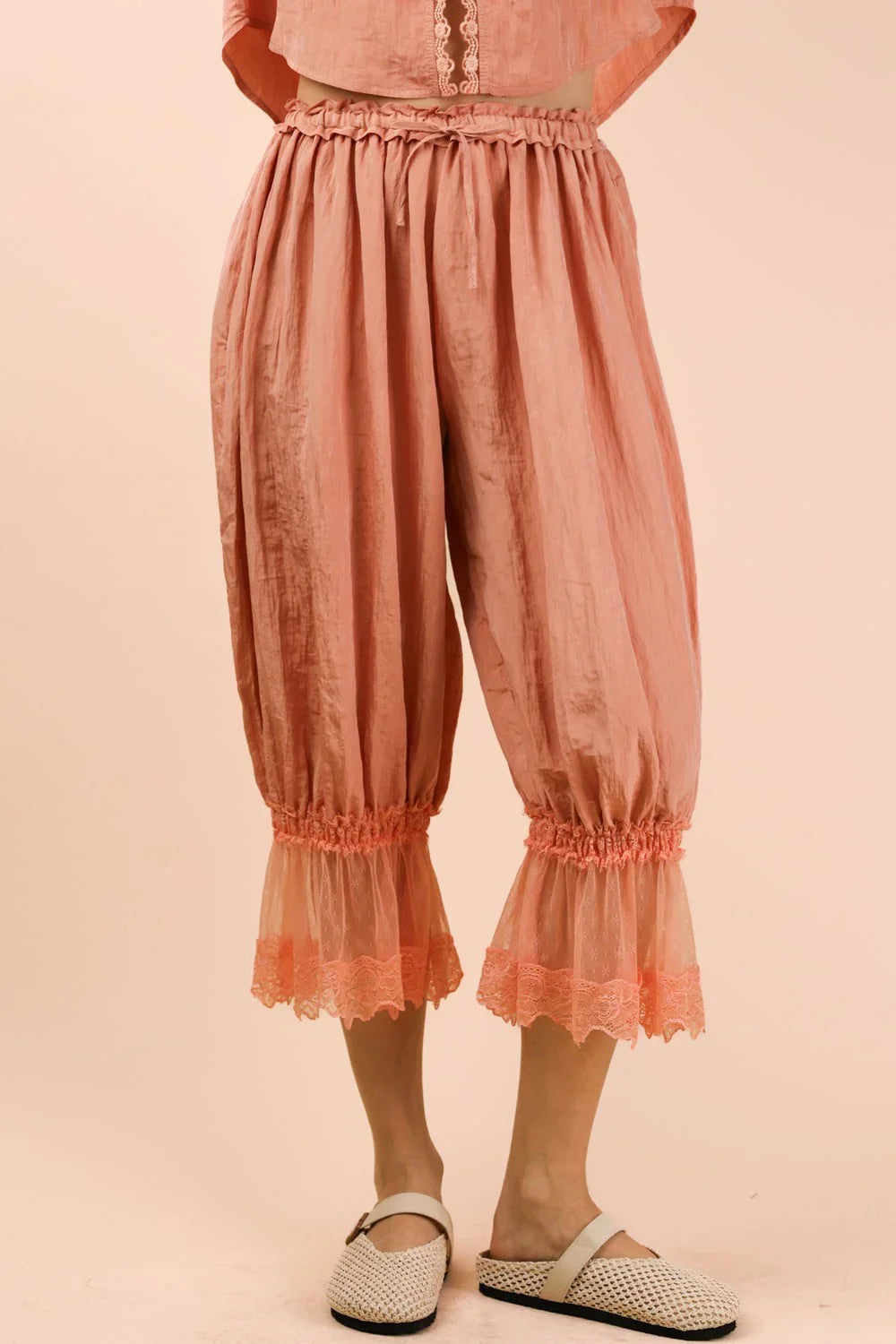Lace Bloomers with Feminine Top set