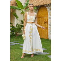 BOHO BLOOM COASTAL CHIC SKIRT SET