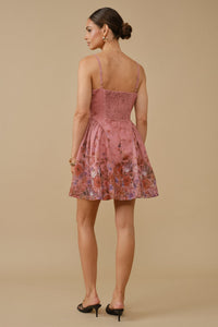 Floral Garden Side-lace A-line Dress