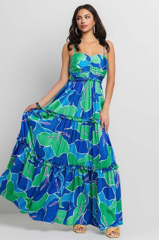 WEETHEART NECKLINE SHOULDER STRAP RUFFLE DETAILED - PRIVILEGE 