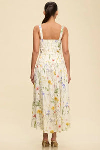 Garden Party Midi Belted Dress