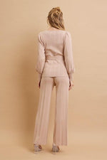 Knit Long Sleeve Top And Pants SeT