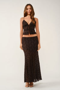 Lilly Lace Tank & Maxi Skirt Set