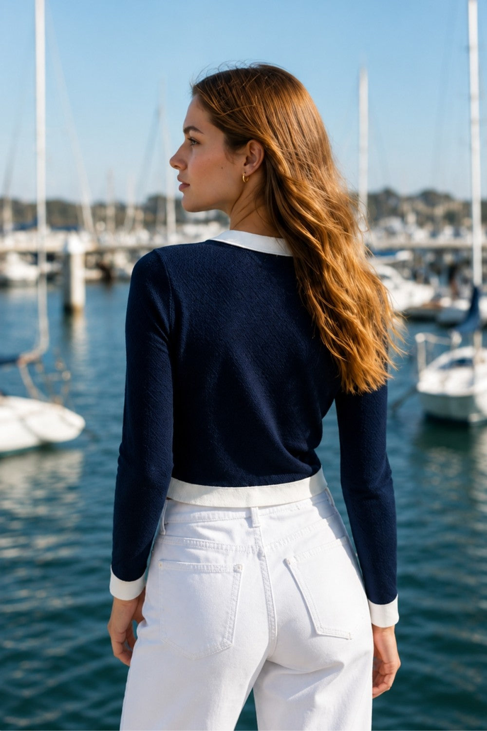 Contrast Bouclé Jacket
