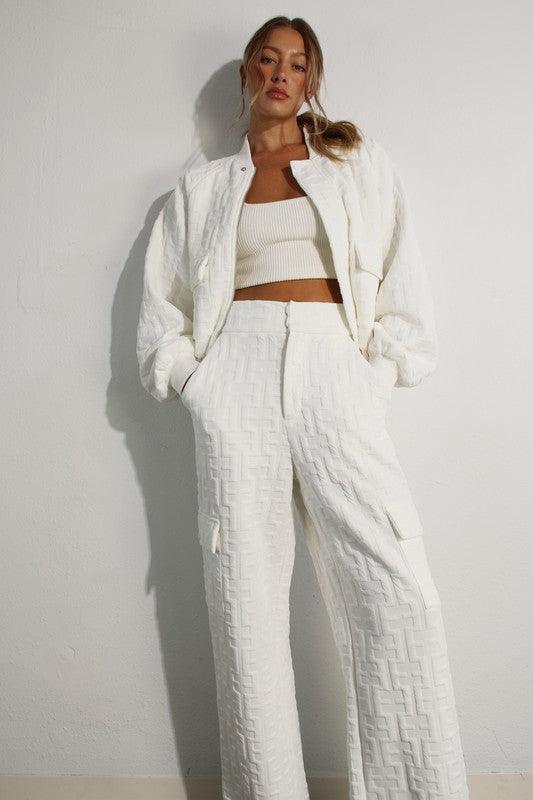DESIGNER INSPIRED  TWO PIECE CARGO PANT SET PRIVILEGE