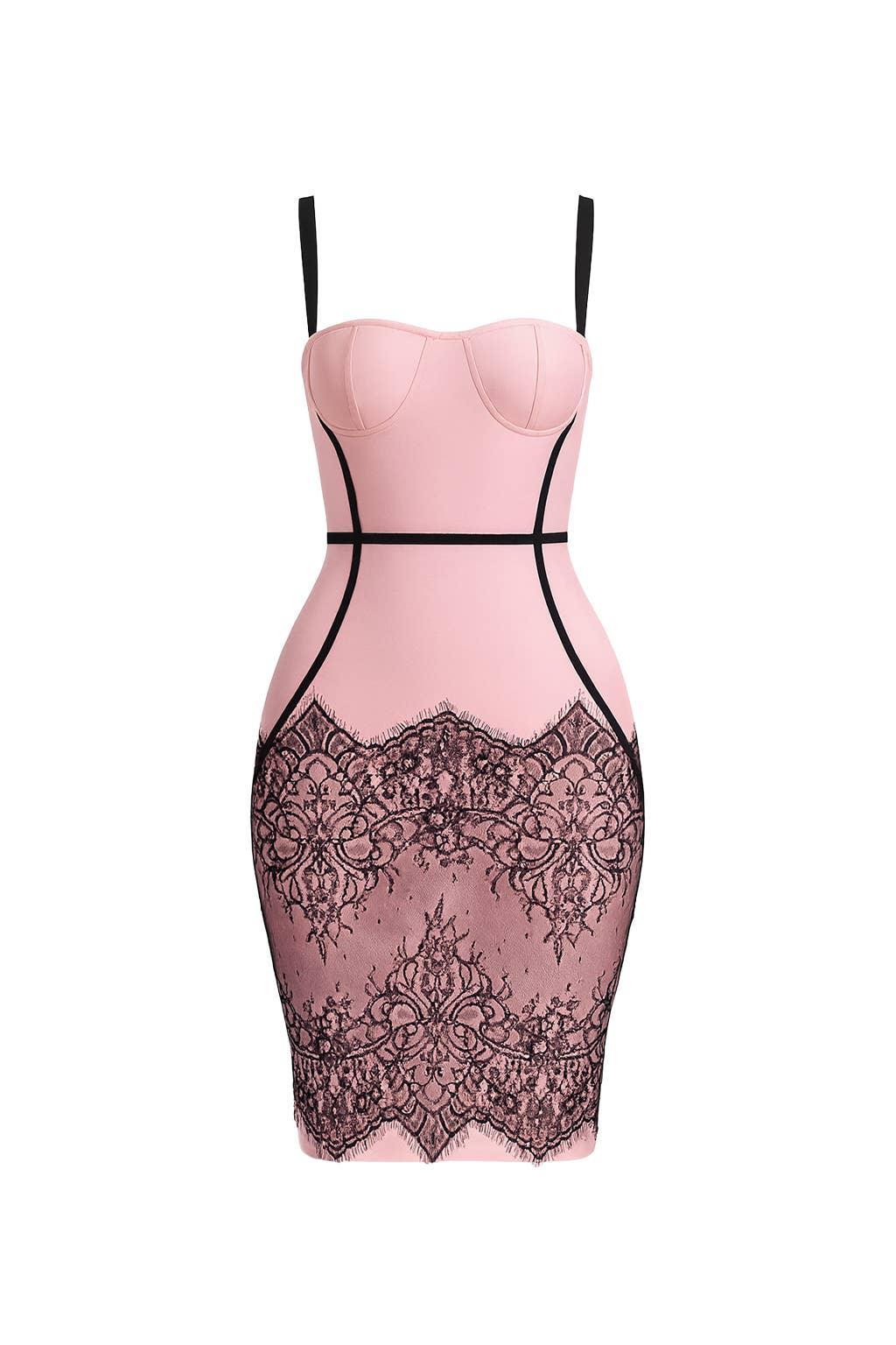 LACE BANDAGE DRESS