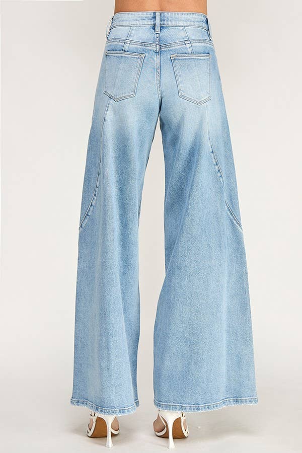 WILLOW HIGH RISE COMFORT WIDE LEG w/ SEAM DETAIL