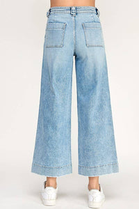 SOFT TOUCH HIGH RISE COMFORT TROUSER WIDE LEG JEAN