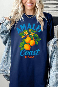 Amalfi Coast Italia Graphic Heavy Cotton Tee