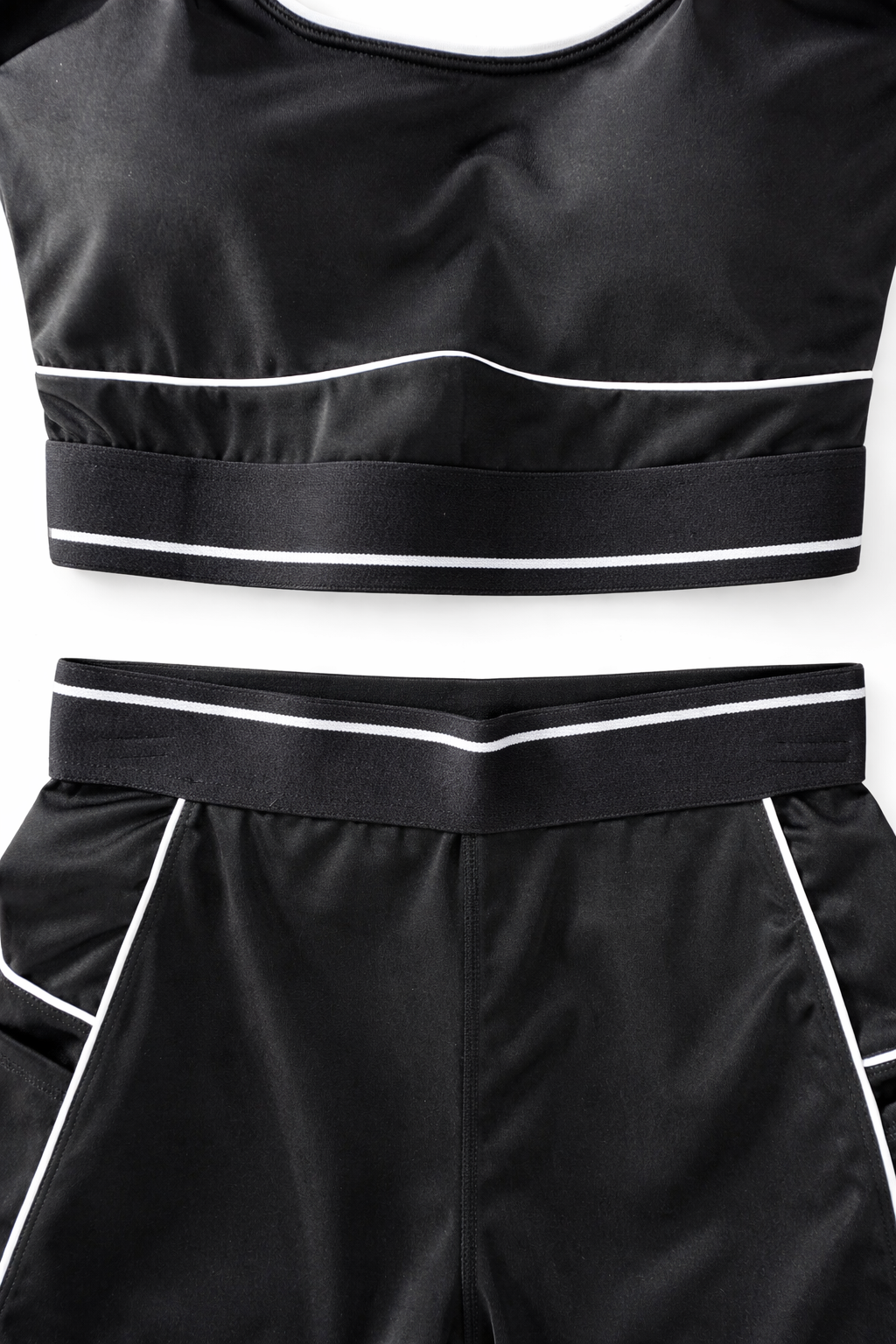 3 pcs activewear set sports bra with shorts with jacket seT