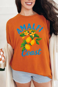 Amalfi Coast Italia Graphic Heavy Cotton Tee