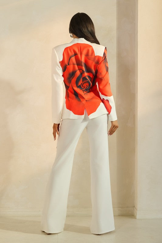ROSE TWP PIECE BLAZER PANT SET
