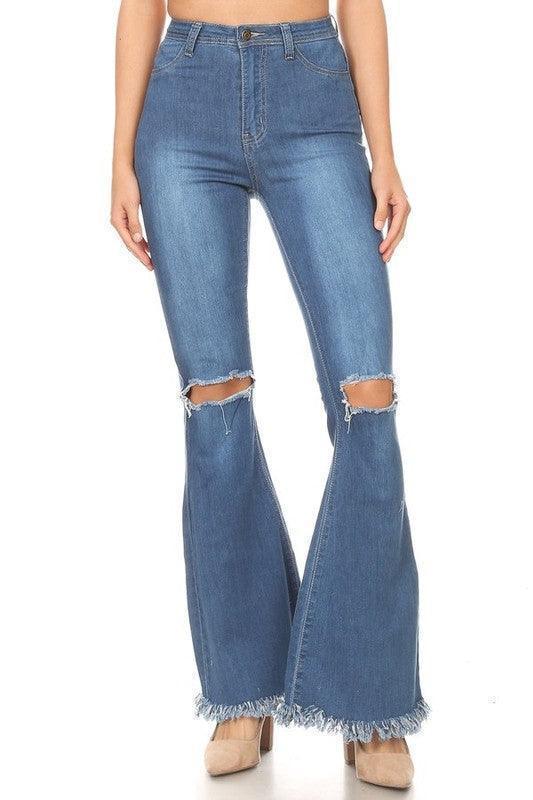 Medium wash flare jeans - PRIVILEGE 